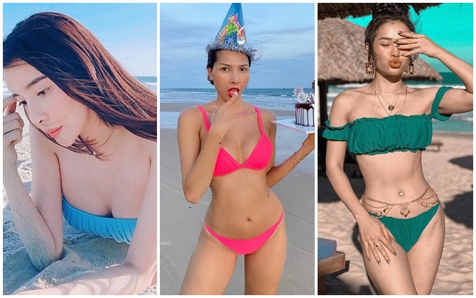 Chưa vào hè, loạt sao nữ đã diện bikini nóng bỏng đốt mắt người nhìn