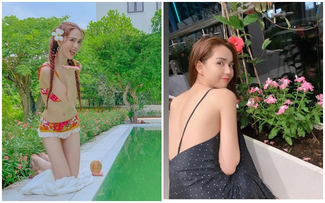 Quyết trở nên dịu dàng vì bạn trai, Ngọc Trinh diện bikini nhưng khéo léo che chắn thế này