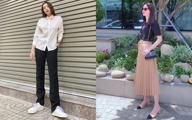 Loạt tips diện đồ công sở mùa hè vừa thoải mái lại chuẩn thanh lịch của các nàng Hoa hậu, Á hậu Việt