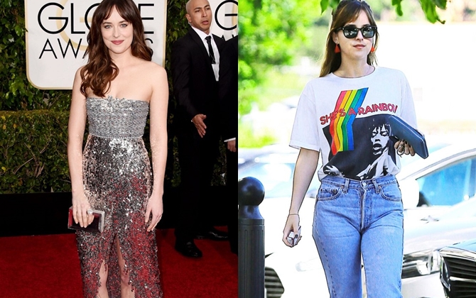 Mỹ nhân '50 sắc thái' Dakota Johnson: Gu thời trang đẹp từ thảm đỏ đến đời thường