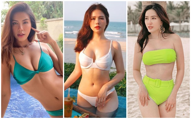 Mới vào hè ít ngày, mỹ nhân Việt đua nhau diện bikini "mát mẻ" thế này