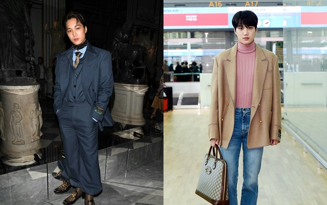 Há hốc miệng ngắm style đẳng cấp xứng danh 'đại sứ Gucci' của Kai (EXO)

