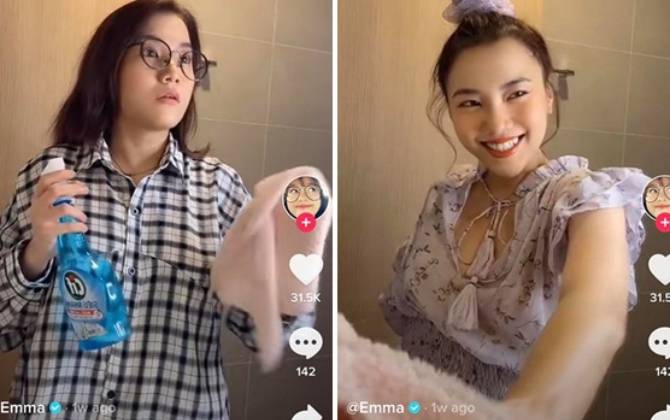 Thêm hot trend lạ trên Tik Tok với "gương biến hình", chỉ vài động tác mà có kết quả cực kỳ bất ngờ và không tin nổi