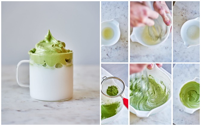 Để hè không còn nắng nóng với ly Dalgona Matcha Latte mát rười rượi, ngon đúng điệu