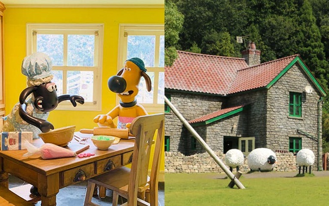 Lạc bước vào xứ sở thần tiên thời thơ ấu tại “Shaun the Sheep Farm Garden” ở Nhật Bản