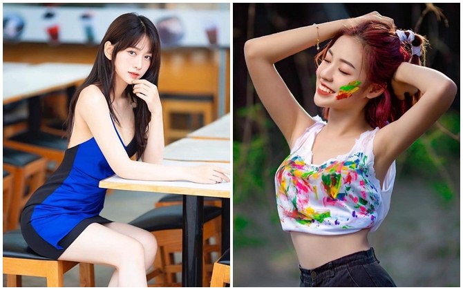 Nhan sắc 2 hot girl Tik Tok khuấy đảo mạng xã hội: Ai nóng bỏng hơn?