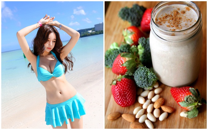 5 phút làm món sinh tố ngon tuyệt cú giúp nàng "vừa đi,vừa lăn" cũng có eo thon, chân dài