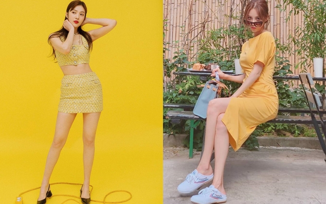 Instagram sao Hàn tuần qua: Joy, Seohyun đọ sắc với trang phục tông vàng rực rỡ