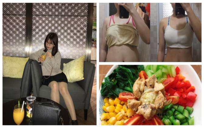 2 tháng giảm gần 8 kg, 9X  Hà thành tút tát lại nhan sắc nhờ ăn Eatclean, da xinh dáng đẹp mê mẩn