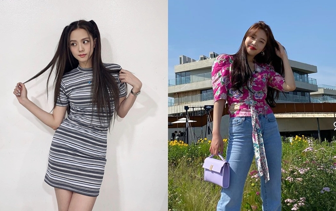 Instagram sao Hàn tuần qua: Jisoo diện váy ôm khoe body, Joy trổ tài mix đồ hack dáng