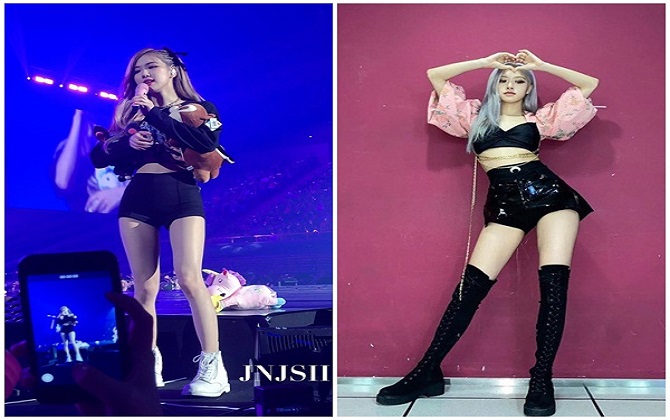 Rosé (Black Pink) 'tạm biệt' chân vòng kiềng một cách ngoạn mục, bí quyết để chân thẳng tắp là gì?