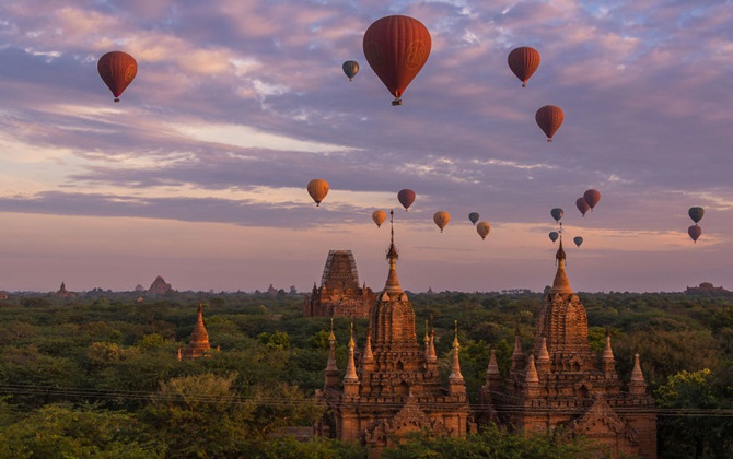 Những hình ảnh đẹp siêu thực về Bagan khiến ai cũng muốn đến một lần trong đời