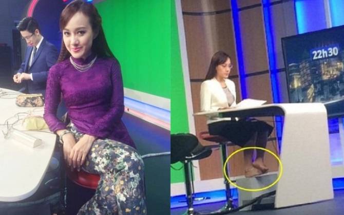 Lên hình lung linh, chỉn chu ai ngờ các BTV vẫn đi dép lê, chân đất thậm chí phối quần kiểu lạ khiến mọi người được phen bất ngờ