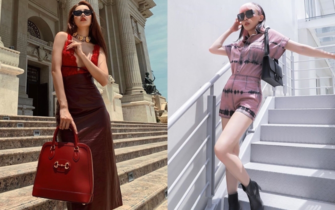 Street style sao Việt tuần qua: Chi Pu, Tóc Tiên 'chơi trội' khi 'dát' toàn hàng hiệu xuống phố