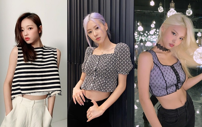 Instagram sao Hàn tuần qua: Loạt mỹ nhân đua nhau khoe eo thon với áo crop top