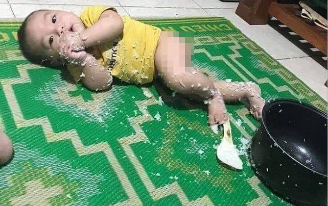 Nhìn cảnh tượng này nhiều mẹ chỉ muốn 'tăng xông' lao vào tét mông con vài cái, nhưng đố mẹ dám đấy!