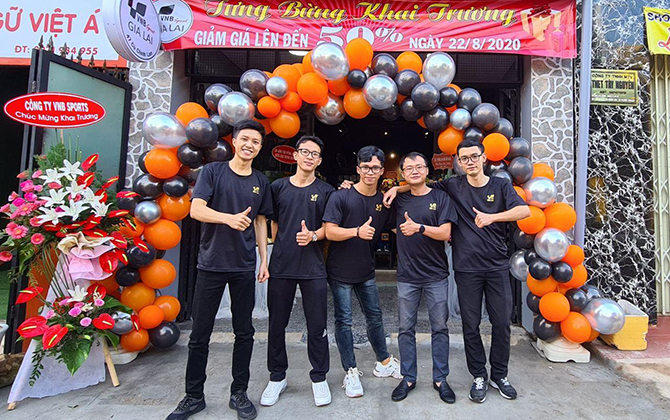 Shop cầu lông Gia Lai - VNB Sports Khẳng định thương hiệu chất lượng