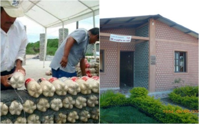 Độc lạ: Choáng váng trước ngôi nhà được làm từ... hàng ngàn vỏ chai nhựa, vững chãi và kiên cố tới khó tin