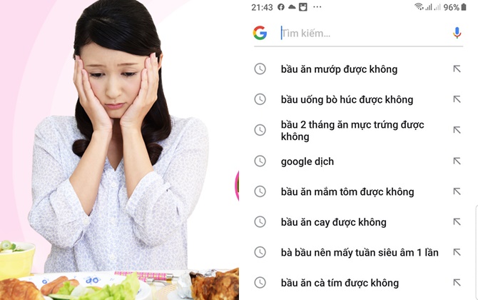 Mẹ bầu lần đầu mang thai khoe nhật ký tìm kiếm trên Google, chị em xúm vào bình luận: 'Bạn không cô đơn đâu'