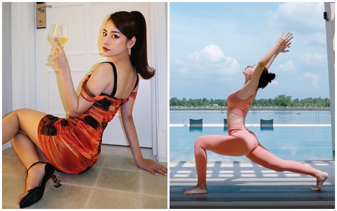 Mới ngày nào còn ngã nhào giờ đây Chi Pu đã trình diễn yoga múa điêu luyện, khoe body nuột nà không chút mỡ thừa