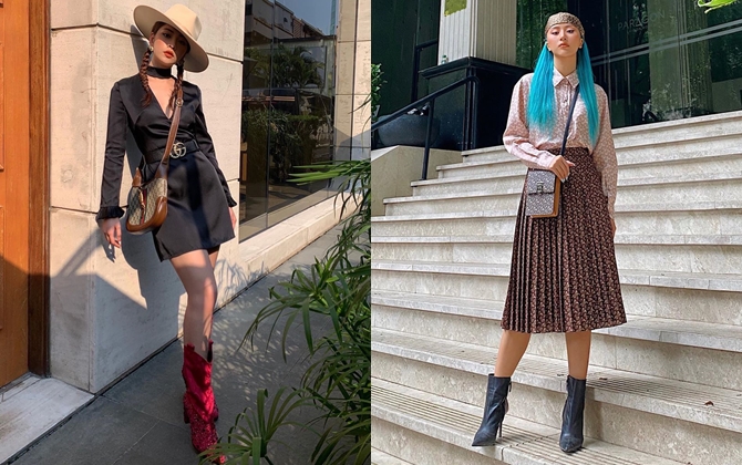 Street style sao Việt: Chi Pu, Quỳnh Anh Shyn đọ style chất lừ với hàng hiệu