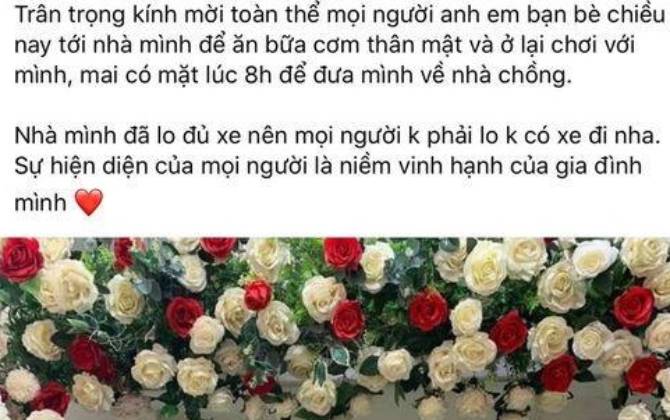 Chuyện 'bi hài' mùa cưới: Đăng status lên mạng xã hội mời bạn bè, cô gái nhận cái kết 'khóc không thành tiếng'