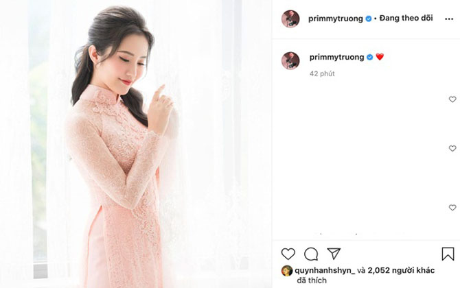 Primmy Trương đăng ảnh đám hỏi, ngầm xác nhận sắp lên xe hoa cùng với Phan Thành