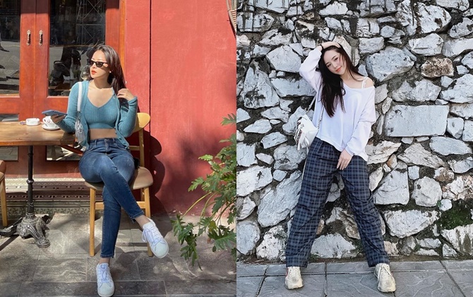 Instagram look của sao Việt tuần qua: Chi Pu 'quẩy' skinny jeans ít ai mặc, Quỳnh Kool cố tình diện đồ lộ dây áo