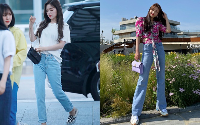 Học Red Velvet cách chọn quần jeans chuẩn theo từng vóc dáng để giấu nhược điểm, hack chiều cao tối ưu