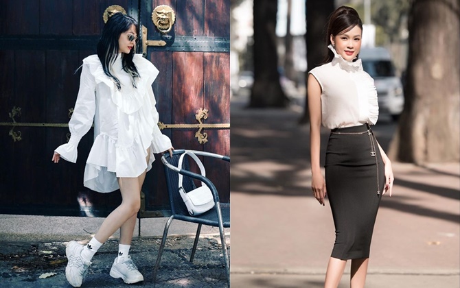 Street style sao Việt tuần qua: Bảo Anh bỗng hóa 'bánh bèo', Sam kiêu kỳ với style công sở