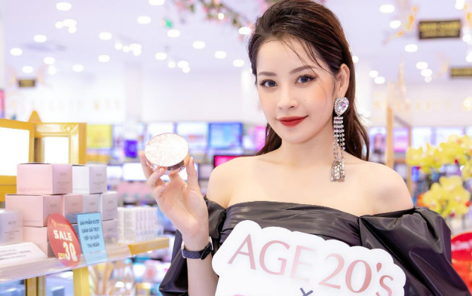 Cháy cùng Chi Pu tại khai trương cửa hàng AB BEAUTY WORLD mới nhất