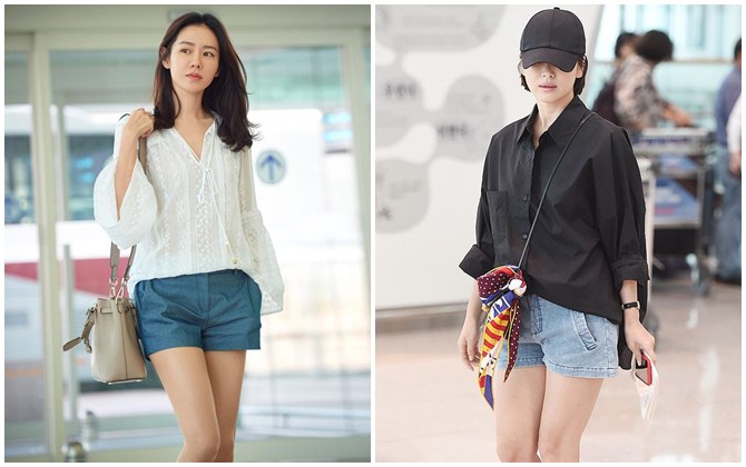 Son Ye Jin 'hạ đo ván' Song Hye Kyo về style sân bay: Người biến sân bay thành sàn diễn, người mãi ăn vận xuề xòa cẩu thả