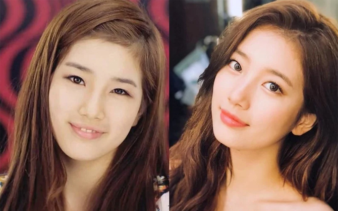 Chỉ thay đổi chi tiết nhỏ trong kiểu tóc, nhan sắc Suzy, Kim Joo Yung 'lên từng chân kính', khiến fan trầm trồ