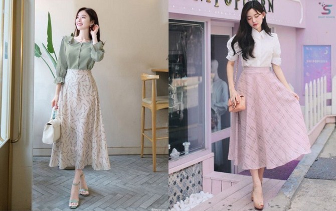 Mùa hè mix đồ với chân váy dài vừa đẹp lại vừa trendy!