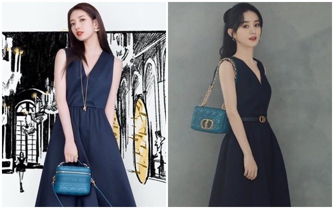 'Mẹ một con' Triệu Lệ Dĩnh lấn lướt 'tình đầu quốc dân' Suzy khi đụng hàng