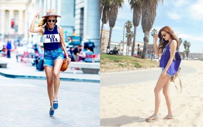 Học cách mix đồ với tank top chuẩn như hot street style!