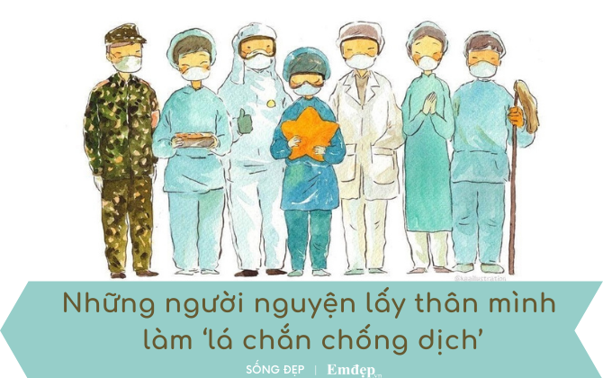 Biết ơn những chiến sĩ áo trắng áo xanh giữa thời bình, nguyện lấy thân mình làm ‘lá chắn chống dịch’