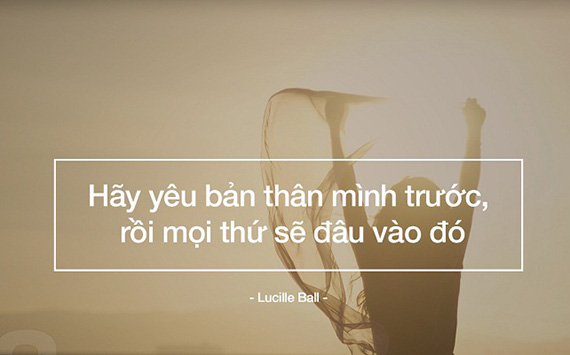 Phụ nữ biết chăm sóc và yêu bản thân chính là người phụ nữ hấp dẫn nhất