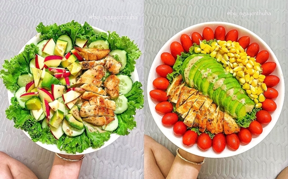 9X Hải Dương chia sẻ loạt món salad rau củ thanh mát giòn ngon, hội chị em 'rần rần' xin học bí kíp