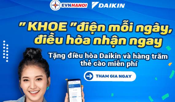 Trend ngày nắng nóng: 'Khoe' chỉ số điện cùng app EPoint có ngay cơ hội rinh điều hoà miễn phí