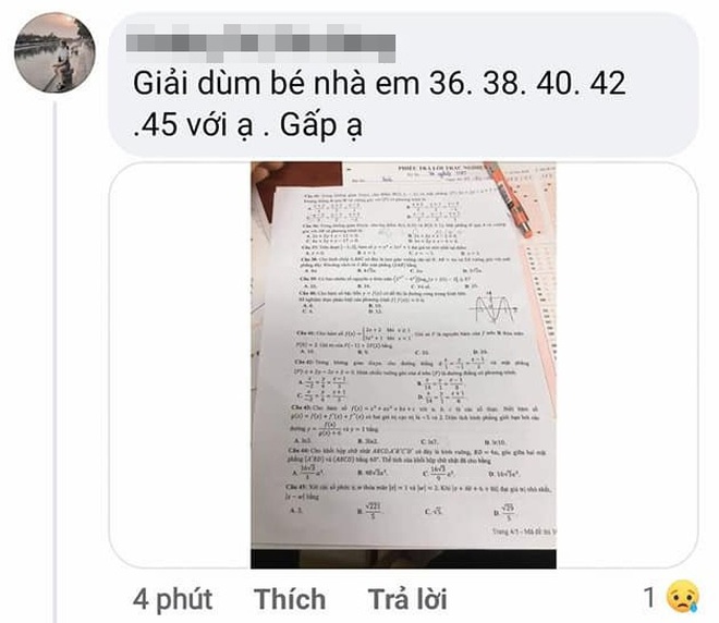 Vụ để lọt đề thi toán ra ngoài: Bộ Giáo dục và Đào tạo nói gì về thí sinh gây ra sự việc?