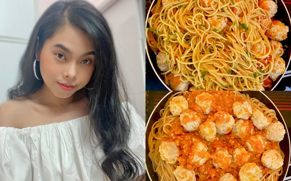 Gái đảm gợi ý cách chế biến món mỳ spaghetti gà viên sốt cà, dễ làm mà hương vị chẳng kém cạnh nhà hàng