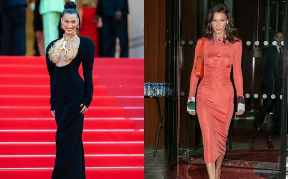 Bella Hadid và những lần diện đồ 'thả rông' mà không phản cảm