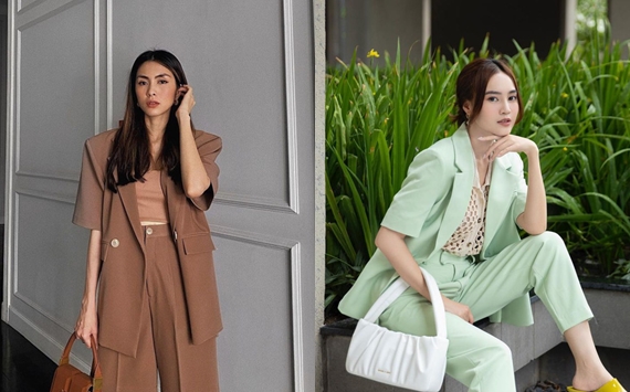 Sao Việt chinh phục mốt áo blazer cộc tay giữa mùa hè: Hà Tăng sang chảnh, Ninh Dương Lan Ngọc hóa 'nữ chủ tịch'