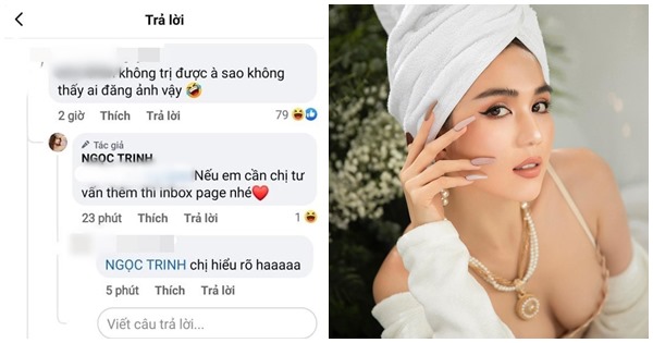 Bị hỏi cách trị thâm vùng nhạy cảm, Ngọc Trinh trả lời khéo léo thế này