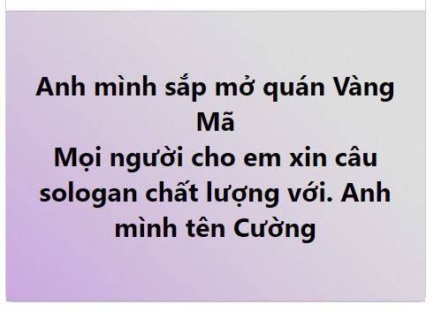 Sắp bán vàng mã nhờ dân mạng nghĩ hộ slogan và cái kết cười sái quai hàm với những ý tưởng cực chất