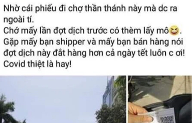 Mượn phiếu đi chợ để qua nhà bạn 'buôn chuyện' còn khoe trên Facebook, người phụ nữ bị triệu tập