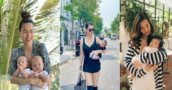 Sao Việt bị 'soi' lỗi khi chăm con: Quế Vân vì cách bế, Hà Hồ lý do không tránh khỏi