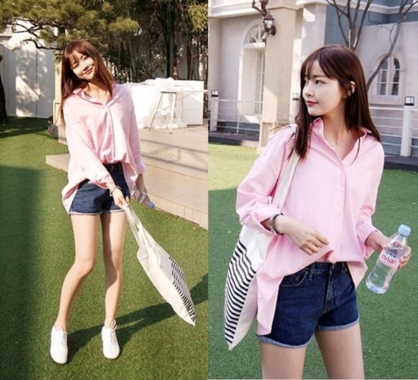 Cách phối đồ 'xịn đét' với áo sơ mi oversize cho nàng tham khảo