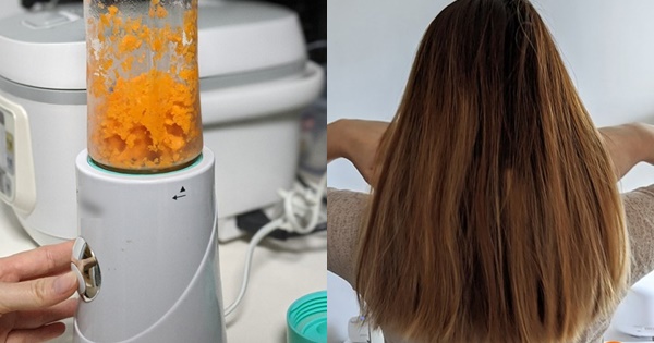 Biên tập viên làm đẹp thử trào lưu ủ tóc với nước ép cà rốt